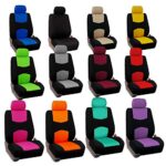 Premium Blue Cloth Car Seat Covers: Universal Fit, Easy Clean, Low Back Seats - Image 7