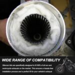 NYTKL Motorcycle Exhaust Muffler Mat 21.6x13.4 Heat Shield Wrap - Image 6