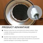 NYTKL Motorcycle Exhaust Muffler Mat 21.6x13.4 Heat Shield Wrap - Image 3