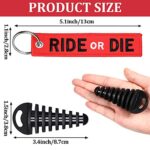 Motorcycle Exhaust Plug Set 3pc 0.6-1.5" Muffler Wash Caps - Image 2
