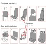 Ultimate 9pc Car Seat Cover Set - Universal Fit SUV Truck Van Sedan Protection - Image 5