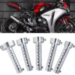Motorcycle Exhaust Silencer 60mm Universal Muffler Baffle 2Pack - Image 3