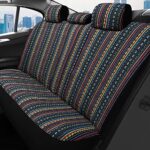 HAIYAOTIMES Universal Car Seat Covers: Breathable Saddle Blanket Protection Red/Blue - Image 3