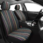 HAIYAOTIMES Universal Car Seat Covers: Breathable Saddle Blanket Protection Red/Blue - Image 2