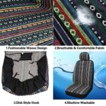 HAIYAOTIMES Universal Car Seat Covers: Breathable Saddle Blanket Protection Red/Blue - Image 7