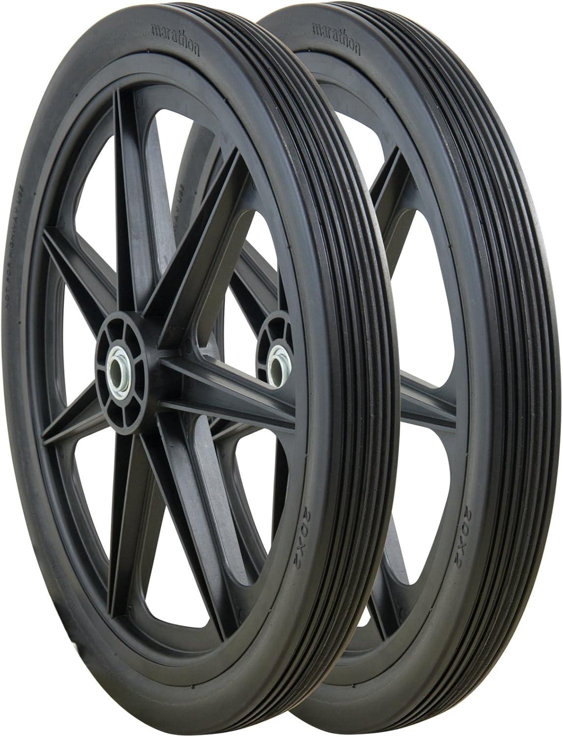 Upgrade Our Carts with Marathon’s 20×2 Flat-Free Tires!