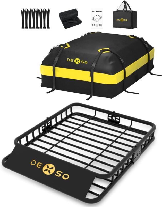 We Tested the Ultimate 200lb Universal Roof Rack Basket