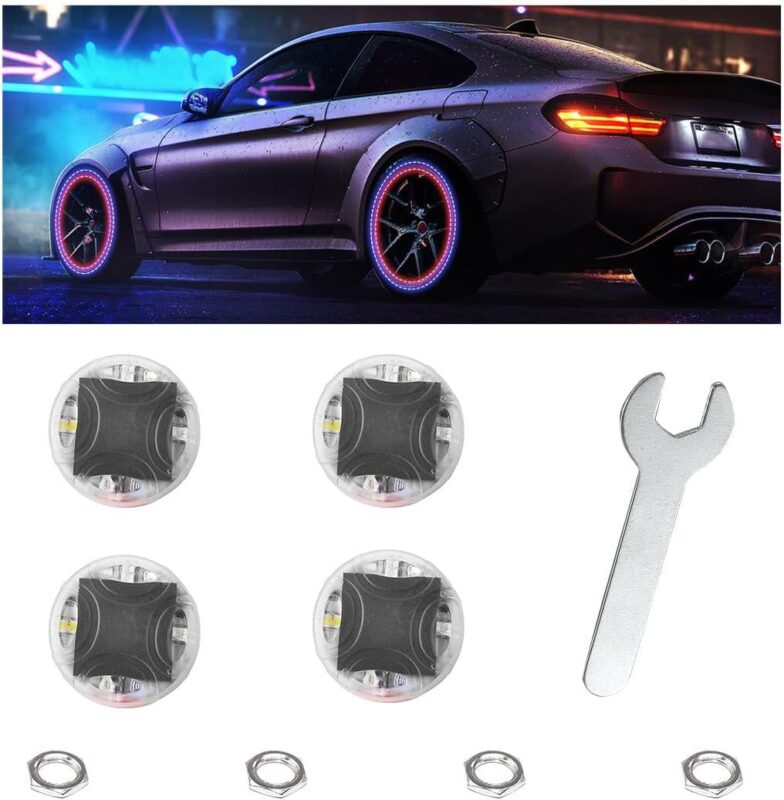 Light Up Our Ride with Colorful Solar Tire Wheel Lights!