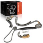 A-Premium 14PCS Engine Timing Chain Kit W/Sprocket & Tensioner & Guide Compatible with Porsche Cayenne 2015-2019, Macan 2015-2020, Panamera 2011-2016 - 3.0L 3.6L, V6 - Replace# 94610725275