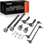A-Premium 8Pcs Front Suspension Kit, Sway Bar Link Lower Ball Joint Inner Outer Tie Rod End, Compatible with Ford Escape, Mazda Tribute, Mercury Mariner, 2008-2009