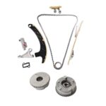 AUCERAMIC Engine Timing Chain Kit with VVT Gear Sprocket Fit for 2016-2020 Honda Civic 2017-2020 Honda CR-V 1.5L 14510-5A2-A02 14401-59B-003 14320-59B-004 14310-59B-004