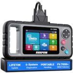 AVAPOW AV-D600 4 Systems OBD2 Scanner Engine/Transmission/SRS/ABS Diagnostic Tool, Oil Reset/EPB Reset/Battery Match, Car Code Reader with Auto VIN, WiFi Lifetime Update, Compatible with 7000+ Cars
