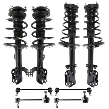 Abrillvt Struts Shock suspension kit For Toyota Camry 2012 2013 2014 2015 2016 2017 Complete Strut Assembly with 172941 172942 K750123 K90345 Auto Shocks - 6pcs