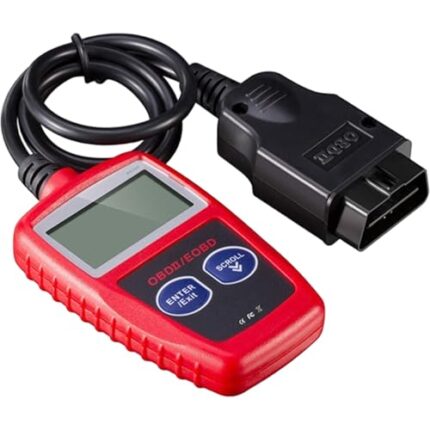 Car Code Reader 12V Button Control Digital OBD2 Scanner with 2.4" Screen Professional Portable OBD2 Scanner Diagnostic Tool for Cars and Trucks Code Reader for Cars and Trucks Auto