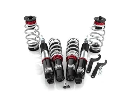 ECS Adjustable Damping Performance Coilover System Compatible with Audi C7/C7.5 A6, A7 Models- 025412ecs01KT