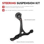 Complete Suspension Kit for Acura TSX & Honda Accord: Control Arms, Ball Joints, Tie Rods - Image 2