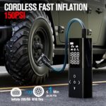 GOOLOO 150PSI Portable Tire Inflator Fast Auto Shutoff Air Pump - Image 2