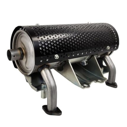 Genuine OEM Muffler Left Mount Compatible with Honda GX630, GX660, GX690, GX700, GX800 V-Twin Engines V2MFLRHIL, 660870 (If you look at the crankshaft PTO, the exhaust goes to the left) Starter Side