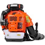 Getell 80cc Gas Backpack Leaf Blower, 900CFM 206MPH 2-Stroke Engine, Heavy-Duty Leaf & Snow Blower for Lawn, Garden & Commercial Use (853 EZ)