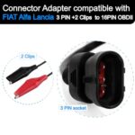 Fiat 3 Pin to OBD2 16 Pin Diagnostic Adapter Cable Connector - Image 2