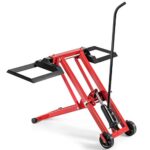 Goplus Lawn Mower Lift, 500LBS Zero Turn Mower Lift with Hydraulic Jack, Mower Lift Jack for Riding Tractors