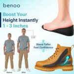 Height Increase Insoles 1-3 Inch Heel Lift Inserts Men 10-12.5 - Image 2