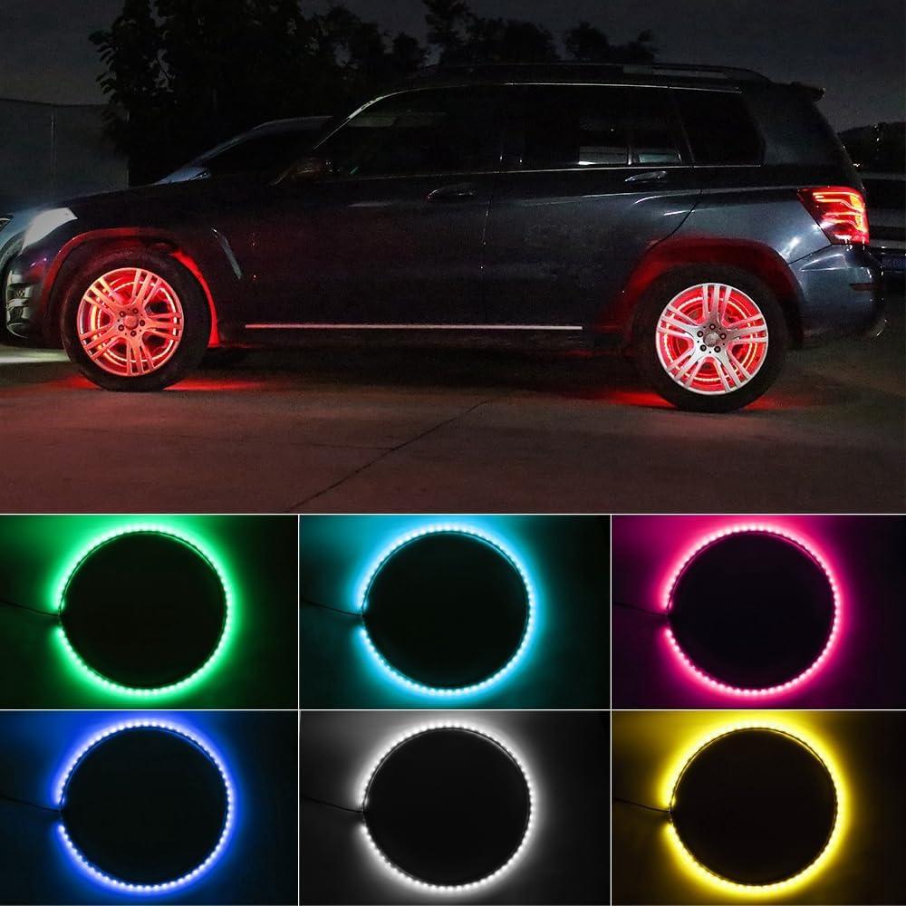 transform ‌Our ‍Ride: RGB LED Wheel Ring​ Lights for ⁢Every Adventure!