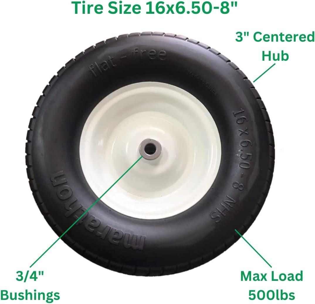 Discover Our Marathon 16x6.50-8 Flat Free ⁤Tire​ Solution!