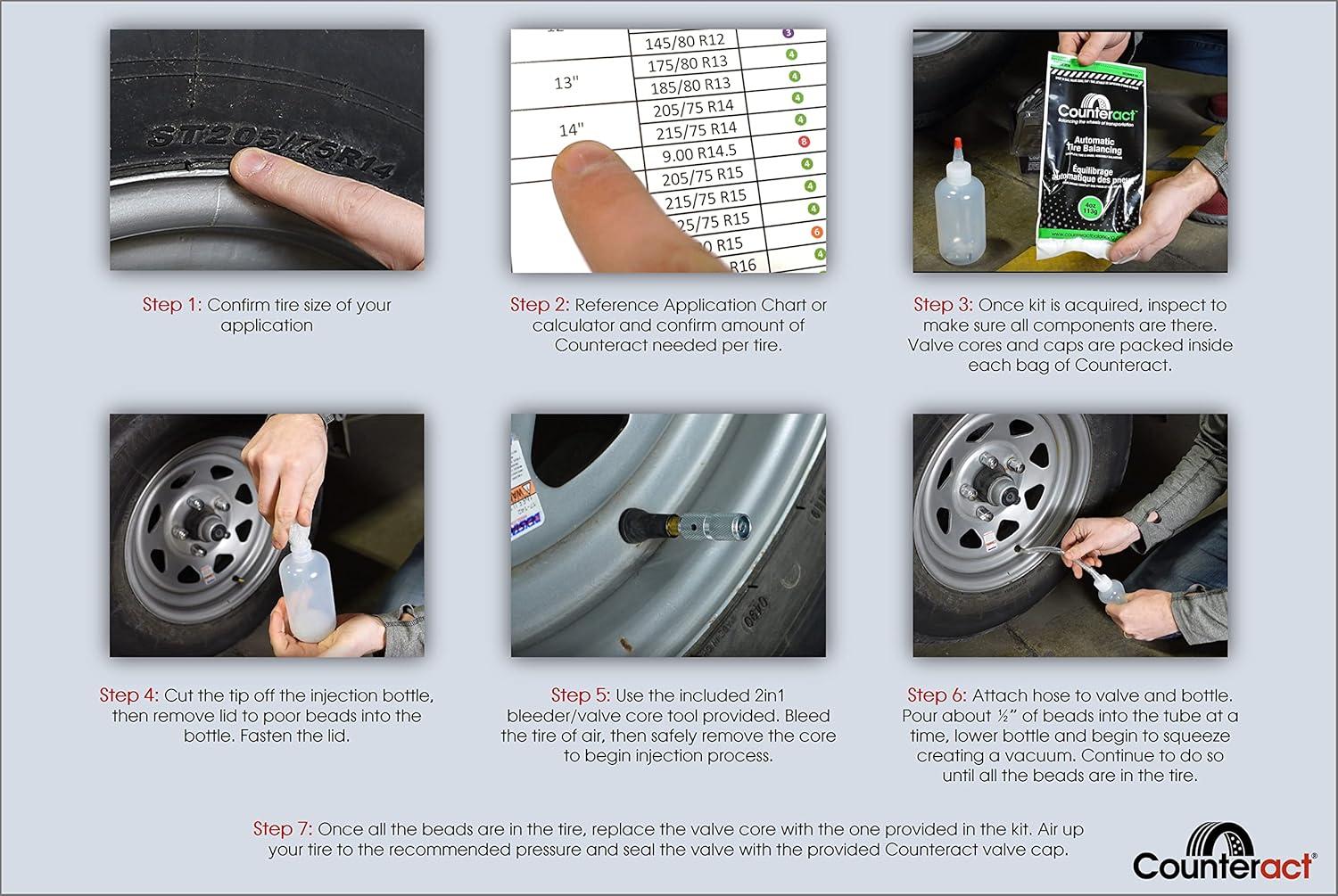 Maximize‍ Our Trailers' Performance⁤ with Counteract⁤ DIY Tire Balancing beads