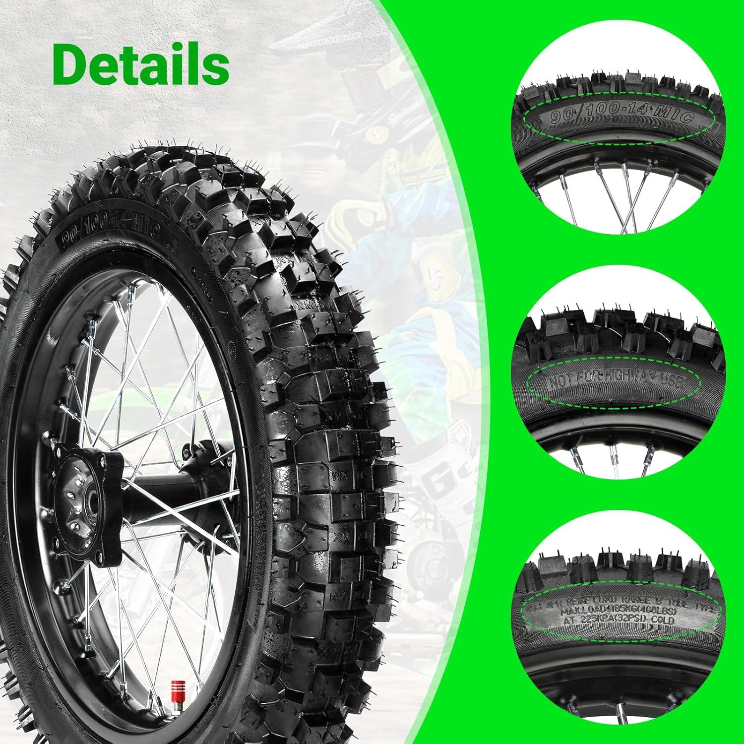 Upgrade Our Dirt Bike Experience with Heavy-Duty Tire​ Assembly!
