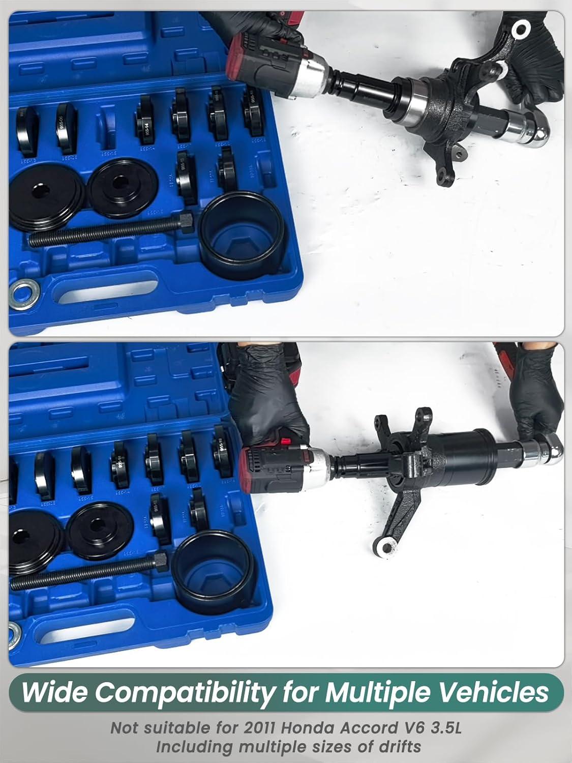 Master⁢ Wheel Bearing Removal ‌with Our 24pcs Press Kit!