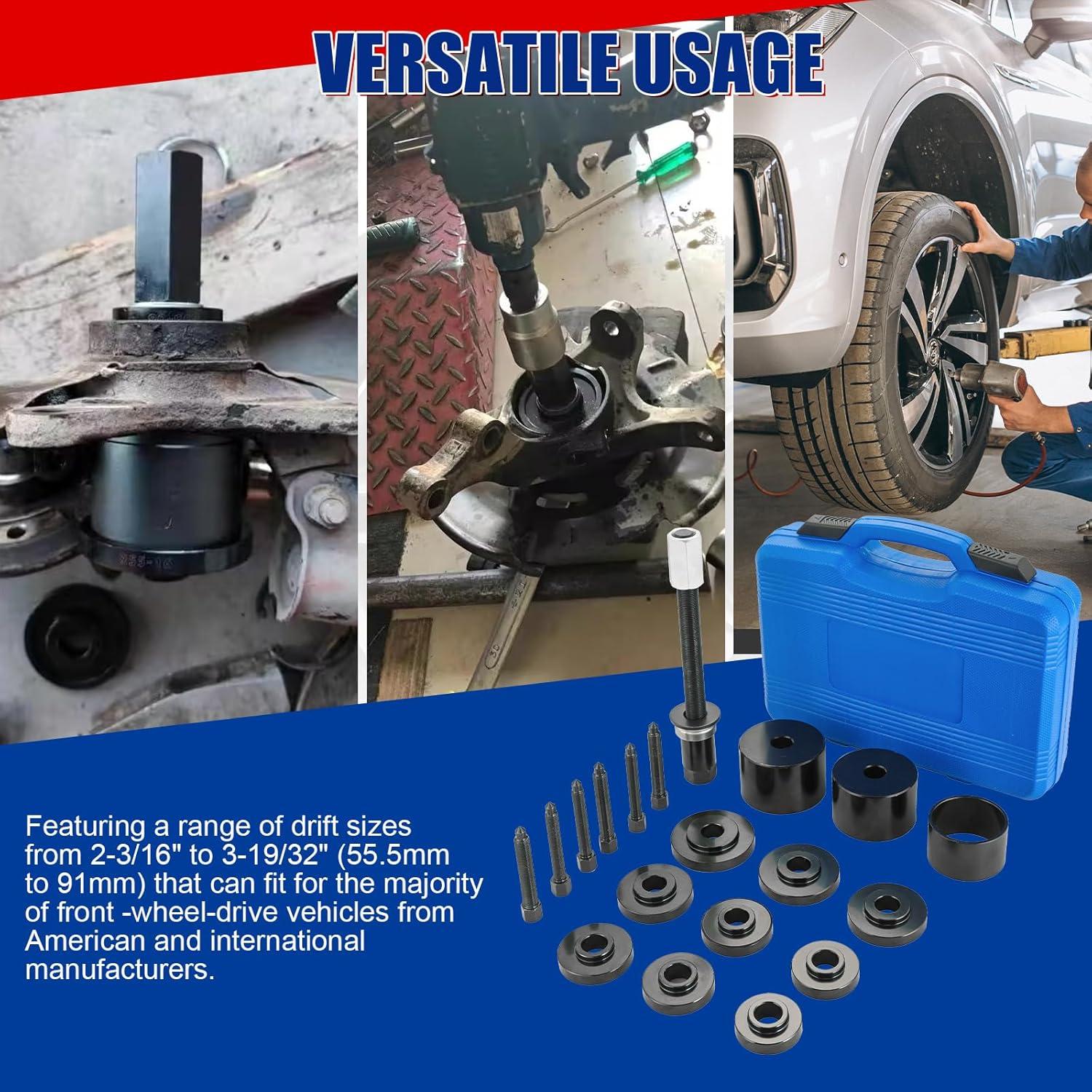 Mastering​ Wheel Bearings: ⁤Our 19-piece Removal⁤ Toolkit Adventure