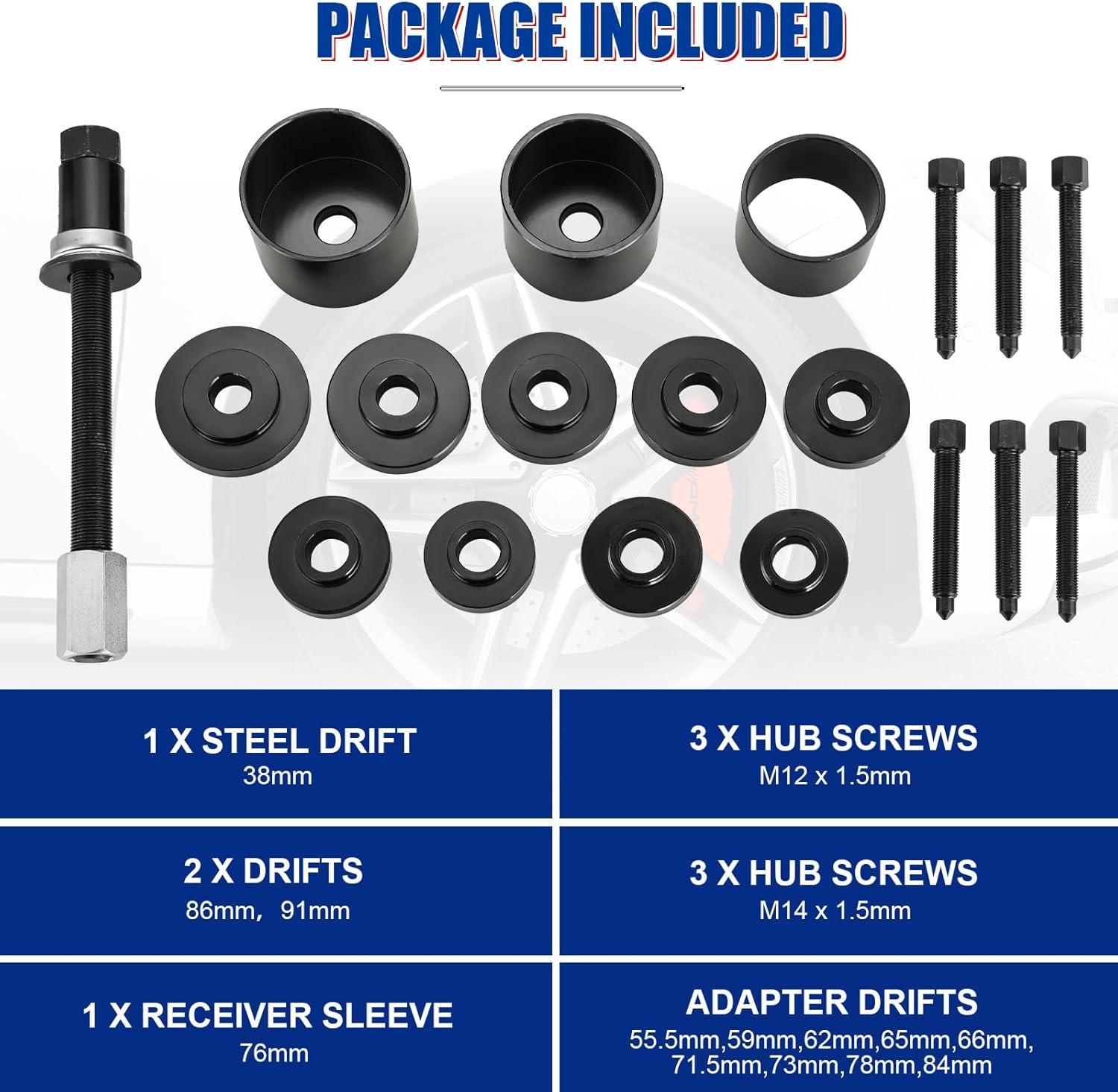 Mastering Wheel Bearings: Our 19-Piece Removal⁢ Toolkit Adventure