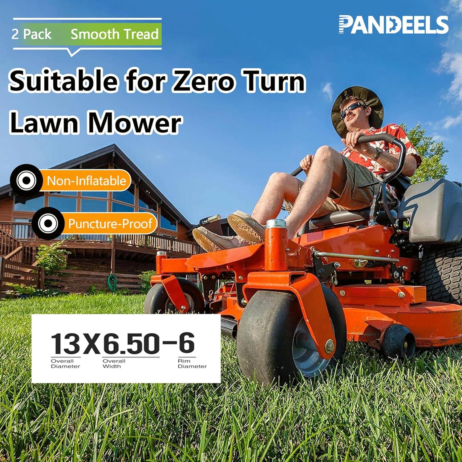 Ride Smoothly with Our 13x6.50-6 Flat free Tires & Adapters!