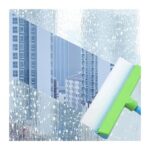 Squeegee Window Cleaner Kit: Microfiber Scrubber, Silicone Blade for Glass & Cars (2-Pack) - Image 2
