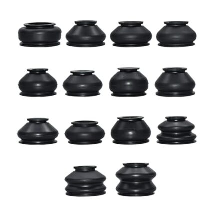 Mandark 14PCS Car Tie Rod End Boot, Rubber Automotive Turn To Rod Arm Ball Joint Head Dust Protection Cover, Vehicle Suspension Steering Parts Accessories, Universal for RV, SUV, Trucks
