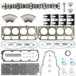 NON DOD/AFM Camshaft Lifters Kit w/Gasket Set Timing Cover Gasket Fit For Chevrolet Avalanche Silverado Tahoe Suburban Trailblazer GMC Yukon Sierra Envoy Isuzu Saab 5.3L Truck/SUV Engines 2007-2013