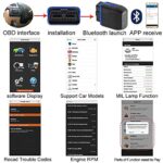 Professional OBD2 Bluetooth Scanner: Engine Diagnostic Tool for iOS Android Windows - Image 2