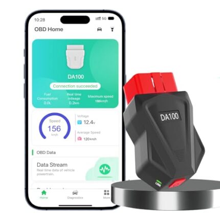 OBD2 Scanner Bluetooth, Bluetooth OBD2 Scanner Diagnostic Tool for iOS and Android Compatible Auto Bluetooth Connectivity, Bluetooth Code Reader for Cars and Truck Scan Tool Exclusive APP After 1996