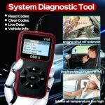 OBD2 Scanner Diagnostic Tool with Live Data and Battery Test - Image 2