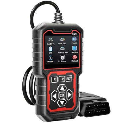 OnRetul V601 Professional OBD2 Diagnostic Scanner - Quickly Engine Check Light Code Reader, Voltage Tester, I/M Readiness, Reset, and Code Eraser, Suitable for OBD II Protocol Car & Truck Since 1996