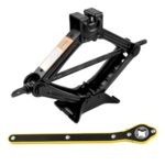 Scissor Jack for Car with Ratchet Wrench,1.5T (3307lbs) Capacity Scissor Car Jack Kit for Lifting Light Vehicles,Heavy Duty Vehicle Accessories Tire Jacks Lifting Range of 3.94-13.19"