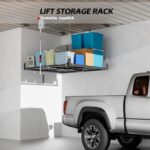 Overhead Garage Ceiling Storage Lift Rack 4x4FT Adjustable - Image 2