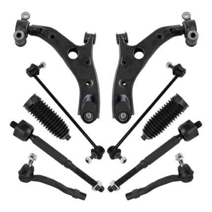 TRQ Front Steering & Suspension Kit Compatible with 2014-2018 Mazda 3