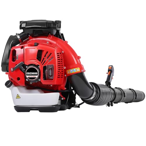 WTHW 80cc Gas Backpack Leaf Blower Heavy-Duty, High-Velocity 92.2 M/S, WTHW 80cc Gas Backpack Leaf Blower Heavy-Duty, High-Velocity 92.2 M/S, Engine Blower Power Tool for Professional Yard Cleanup and Heavy Leaves. (WH0608)