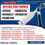 LG Washer Suspension Rod Assembly 4-Set AJK72989701 2-Yr Warranty - Image 2