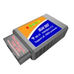 WiFi ELM327 OBD2 Adapter Scanner Reader for iOS iPhone and Android Phones OBD2 to WiFi OBD 2 ELM 327 Adapter Scanner Diagnostic Scan Tools OBDii ELM327 Interface Code Readers for Ford GM Chevy etc