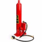 XtremepowerUS 8 Ton Hydraulic Long Ram Jack Engine Hoist Lift Red - Image 2
