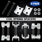 Adjustable Coil Spring Spacers 8PC Lift Lower Compressor Tool Car SUV Truck - Image 2