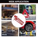 5 Ton Low Profile Hydraulic Car Lift Ramps 2 Pack Red - Image 4